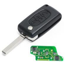 433MHz Slotless 3-Button Remote Key For PEUGEOT Citroen Xsara Picasso Car Key Conversion Shell Remote Key 2024 - buy cheap