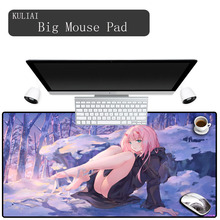 XGZ Darling In The Franxx chicas almohadilla de ratón de Anime jugador de gran tamaño escritorio Mat con teclado de juego portátil Apple almohadillas para ratón de ordenador 2024 - compra barato