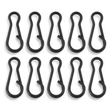 50pcs Matte Black Multi Clips Carp Fishing Tackle Quick Change Clips Rigs Swivels Leads Links 1.2cm/0.34in 2024 - buy cheap