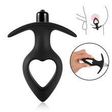 Silicone Heart Shaped Anal Plug Vibrator Anal G Spot Stimulation Prostate Massage Adult Product Sex Toys For Woman Men Butt Plug 2024 - buy cheap
