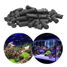 200 г аквариумный фильтр для аквариума с активированным углем, керамическое кольцо, биологический шар, маленький цилиндрический активированный уголь 2024 - купить недорого