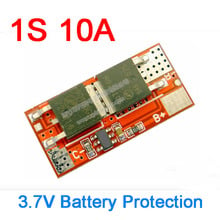 Protección de carga de batería 1S 10A 3,7 V 3,6 V BMS, placa PCB de iones de litio 18650 celdas, baterías Lipo para herramientas eléctricas 2024 - compra barato