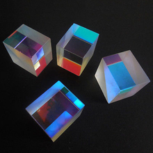1pc Cube Defective Cross Dichroic Prism RGB Combiner Splitter Glass Decor Ornament 2024 - buy cheap