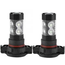 2 pcs H16 5202 8000 K Ice Blue 100 W LEDs 20 Kit Lâmpadas de Farol Fog Light Car Driving Lâmpada carro lâmpada de propósito geral 2024 - compre barato