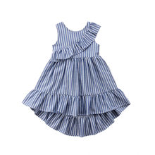 Fashion Toddler Baby Girls Princess Party Pageant Ruffle Tutu Dresses Summer Casual Kids Girl Clothes 2024 - buy cheap