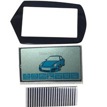 Zebra-pantalla LCD de papel + llavero de cristal para Starline B9, control remoto, pantalla lcd, rayas de cebra, 100, unids/lote 2024 - compra barato