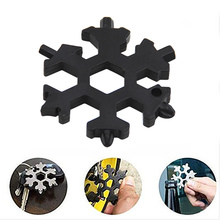 EDC Tool  multi-tool Snowflake card combination Compact and portable outdoor products Snowflake EDC tool card 2024 - buy cheap