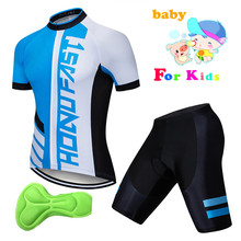 2019 Cycling jersey Set Child Bike Clothing Boys Cycling Jersey Set Quick Dry Lovely Kids Cycling Clothing Suit roupa ciclismo 2024 - buy cheap