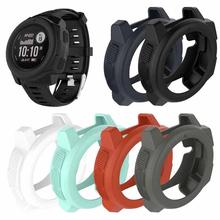 Capa protetora de silicone, 6 cores super leve para esportes garmin instant, relógio inteligente 2024 - compre barato