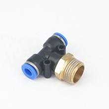 LOT 5 3/8" BSP male to Fit Tube O/D 6mm Pneumatic Tee 3 Way Push In Connector Union Quick Release Air Fitting Plumbing 2024 - buy cheap