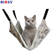 10 Colors Warm Hanging Cat Bed Mat Soft Cat Hammock Winter Hammock Pet Kitten Cage Bed Cover Cushion bed for cat 2024 - buy cheap