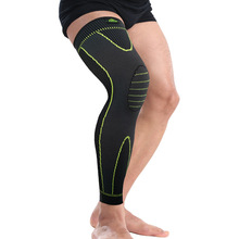 1 pc esportes Alongar joelheiras Malha respirável elástica alta leggings de Fitness Apoio Da Panturrilha equitação caminhadas ao ar livre de apoio Do Joelho 2024 - compre barato