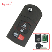 Kigoauto 315MH 4D63 BGBX1T478SKE125-01 Flip 3+1 4 Button Remote Key Fob for Mazda 3 6 MX-5 Miata CX-7 CX-9 RX-8 2024 - buy cheap