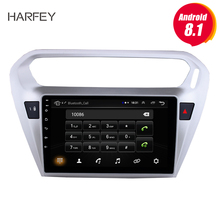 Harfey-central multimídia para carro, com tela de toque, rádio bluetooth, 9 polegadas, android 8.1, navegação gps, para citroen elysee peguot 301 2015-2016, tpms, dvr, sd, 3g, wi-fi, swc traseiro 2024 - compre barato