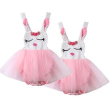 New Toddler Baby Girl Bunny Sleeveless Backless Dress Romper Sundress Summer Baby Girls Rompers Clothes 2024 - buy cheap