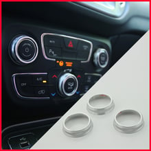 A Little Change Aluminum Car Air Conditioning Knob Switch Button Trim Cover Ring Covers for Jeep Compass 2017 2018 Accessories 2024 - buy cheap