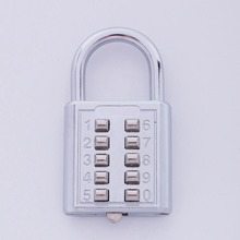 Anti-theft Button Combination Padlock Digit Push Password Lock Zinc Alloy Security Lock Suitcase Luggage Coded Lock Cupboard C 2024 - buy cheap