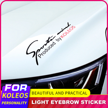 Car Head Lamp Eyebrow Sticker Decal Styling For Renault Koleos for Samsung QM6 Sports Styling Auto Racing Decoration Accessories 2024 - buy cheap