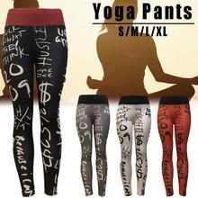 Women Yoga Pants Fitness Accessories Gym Black Heart Shape High Waist Sport Leggings Yoga Pants Running Pants Female 2024 - buy cheap