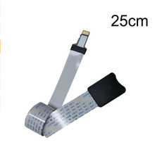 Cable de extensión flexible para tarjeta micro SD, extensor de adaptador de 25CM, 48CM, 62CM, TF a micro SD, lector GPS para coche, Color al azar para móvil 2024 - compra barato