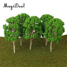 5Pcs Train Track Park Garden Forest Street Architecture Landscape Scenery Green Model Trees Scale 1:50-1:75 2024 - buy cheap