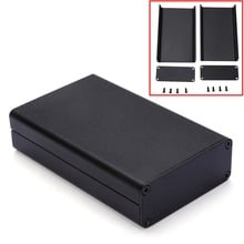 Black Extruded Aluminum Enclosure PCB Instrument Box DIY Electronic Project Case 80x50x20mm Aluminum Box with Screws 2024 - buy cheap