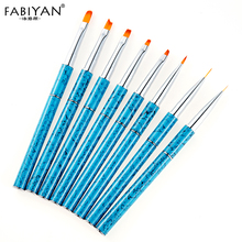 Double Headed Spatula UV Gel Extension Builder Nail Art Brush Painting Drawing Liner Pen Makeup Mixing Foundation Manicure Tool 2024 - buy cheap