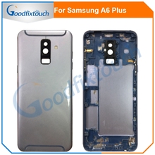 For Samsung Galaxy A6 Plus 2018 A605 Back Battery Cover Panel With power Button and Camera Lens Rear Door Housing Replacement 2024 - buy cheap
