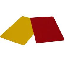 Tarjeta de PVC roja y amarilla, cuaderno deportivo con lápiz, suministros de fútbol, registro de árbitro, tarjeta de penalización 2024 - compra barato