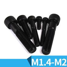 M2 Length 3/4/5/6/7/8/10/12/14/16/18/20mm Grade 12.9 Carbon Steel Hex Socket Head Cap Screw Bolt 2024 - buy cheap