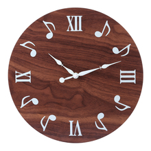 12 Inch Night Lights Clock Silent Wall Clock For Home Living Room Kitchen Office Decoration Wall Clocks Fashion - Musical Note 2024 - buy cheap