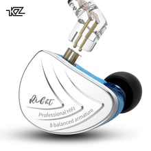 KZ AS16 8BA In Ear Earphone Balanced Armature Headset High Sound Quality Monitor HiFi Earphones AS10 AS16 BA10 CTZ AS06 ZS10 ZST 2024 - buy cheap