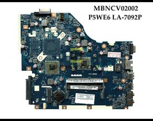 High quality P5WE6 LA-7092P for Acer Aspire 5250 5253 laptop Motherboard MBNCV02002 AMD DDR3 100% Fully Tested 2024 - buy cheap