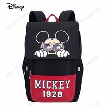Disney-Bolsa de pañales para niños, mochila de viaje con dibujos animados de Micky, gran capacidad, productos para bebés, novedad de 2019 2024 - compra barato