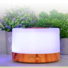 Essential oil diffuser humidifier  wood aroma diffuser 500ml Home desktop air humidifier Mist Maker with LED Night Lamp 2024 - buy cheap