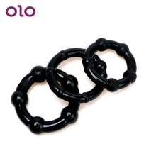 OLO 3 Pcs/set Penis Ring Cock Ring Penis Enlargement Delay Ejaculation Silicone Sex Toys for men, Penis rings 2024 - buy cheap