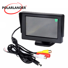 4.3 Inch TFT LCD  Car Monitor for Rear view Camera reverse priority 2-channel video input car monitor dispaly 2024 - buy cheap