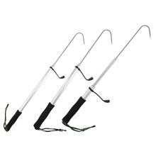 60/90/120cm Outdoor Stainless Steel Flexible Fishing Gaff Grip Holder Spear Hook Fishing Gripper 2024 - buy cheap