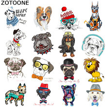 ZOTOONE Cute Dog Iron on Transfers for Clothing DIY Heat Transfer for Clothes T-shirt Printed Cute Patches Sticker Appliques G 2024 - buy cheap