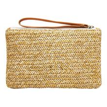 Beach Straw Hand Woven Weaving Clutch Bag Casual Fashion Women Wallet Handbag Summer Beach Hand Bags Mobile Phone Pocket Purse 2024 - buy cheap