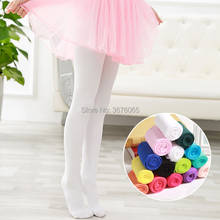 Spring/autumn candy color children tights for baby girls kids cute velvet White pantyhose stockings for Ballet dance girl tights 2024 - купить недорого