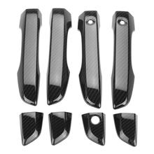 8Pcs Carbon Fiber Color ABS Texture Outside Door Handle Cover Fit For Honda Civic 2016 2017 2018 2024 - buy cheap