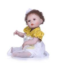 NPK 56cm Cute Realistic Simulation Doll Lifelike Vinyl Reborn Baby Doll Toy 2024 - buy cheap
