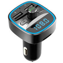 T25 автомобильный комплект громкой связи беспроводной Bluetooth BT fm-передатчик ЖК-дисплей MP3-плеер USB зарядное устройство 2024 - купить недорого