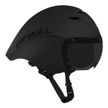 Cairbull capacete de bicicleta, equipamento ultraleve para ciclistas, com óculos à prova de vento 2024 - compre barato