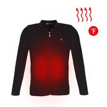 Jaqueta masculina aquecida térmica, roupa íntima de fibra de carbono aquecimento elétrico usb esporte inteligente caminhadas tamanho grande 2024 - compre barato