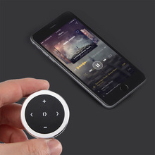 Botón obturador multimedia para manillar de motocicleta, Control remoto electrónico inalámbrico por Bluetooth para teléfono iPhone y Android 2024 - compra barato