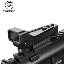 Tactical Reflex Sight Red Dot Sight Scope Wide View Airgun 11mm/ 20mm Weaver Rail Mounts Riflescope Ak 47 Hunting 2024 - buy cheap