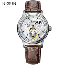 Luxury Top Brand NESUN Men's Sport Watches Fashion Leather Automatic Mechanical Men Wrist Watch Waterproof Fashion Casual Clock 2024 - buy cheap