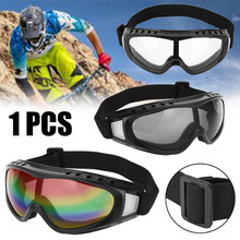 Óculos para motocicleta, 1 peça, atv dirt bike off road, ski, esporte, adulto, anti-neblina, motocross, à prova de vento, abs, motor, mayitr 2024 - compre barato